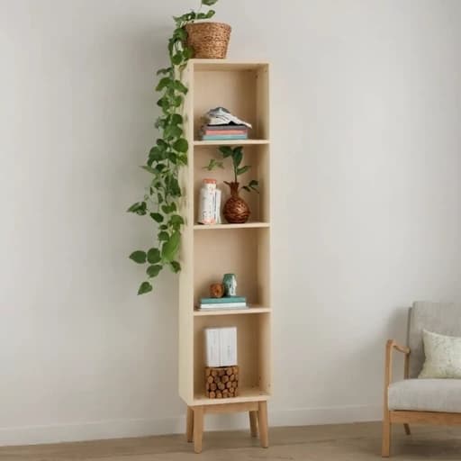 قفسه کتاب و دکوری چوبی کد B06 -ارسال رایگان مبلمان اورلین مدل 967616