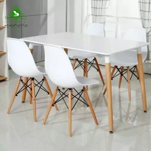 میز ناهارخوری چهار نفره مدل آرین مستطیلی مبلمان اورلین مدل 959342