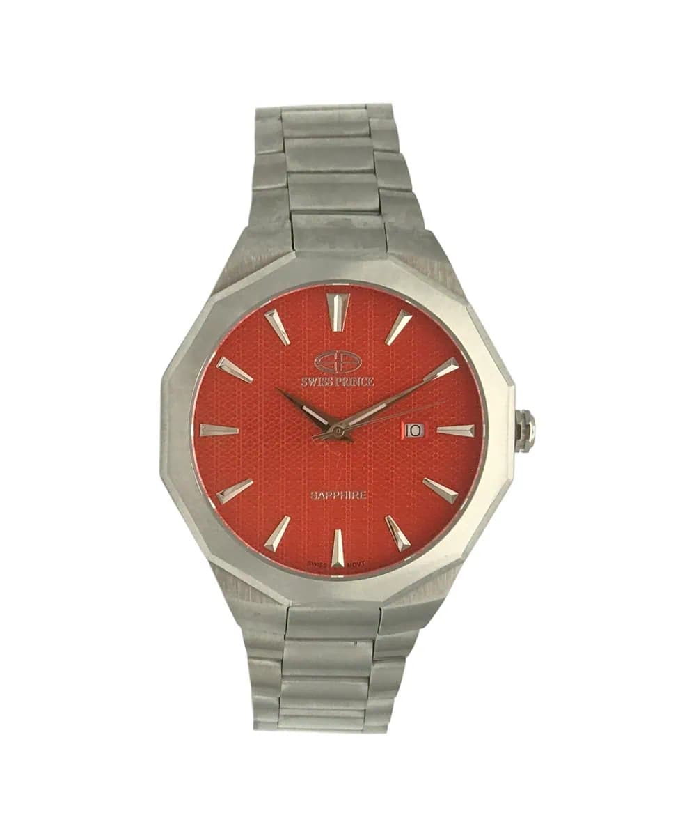 ساعت مچی مردانه سوئیس پرنس مدل 20002G-RED — تصویر ۲