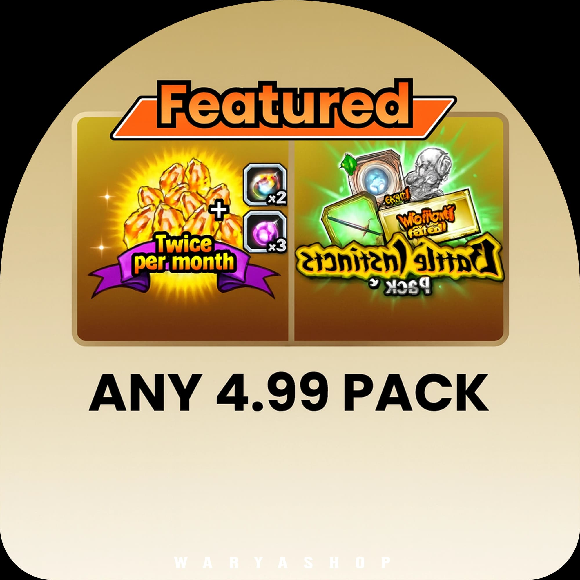 آیتم دلخواه 4.99 دلاری بازی (Dragon Ball Z Dokkan Battle ) به انتخاب شما — تصویر ۲