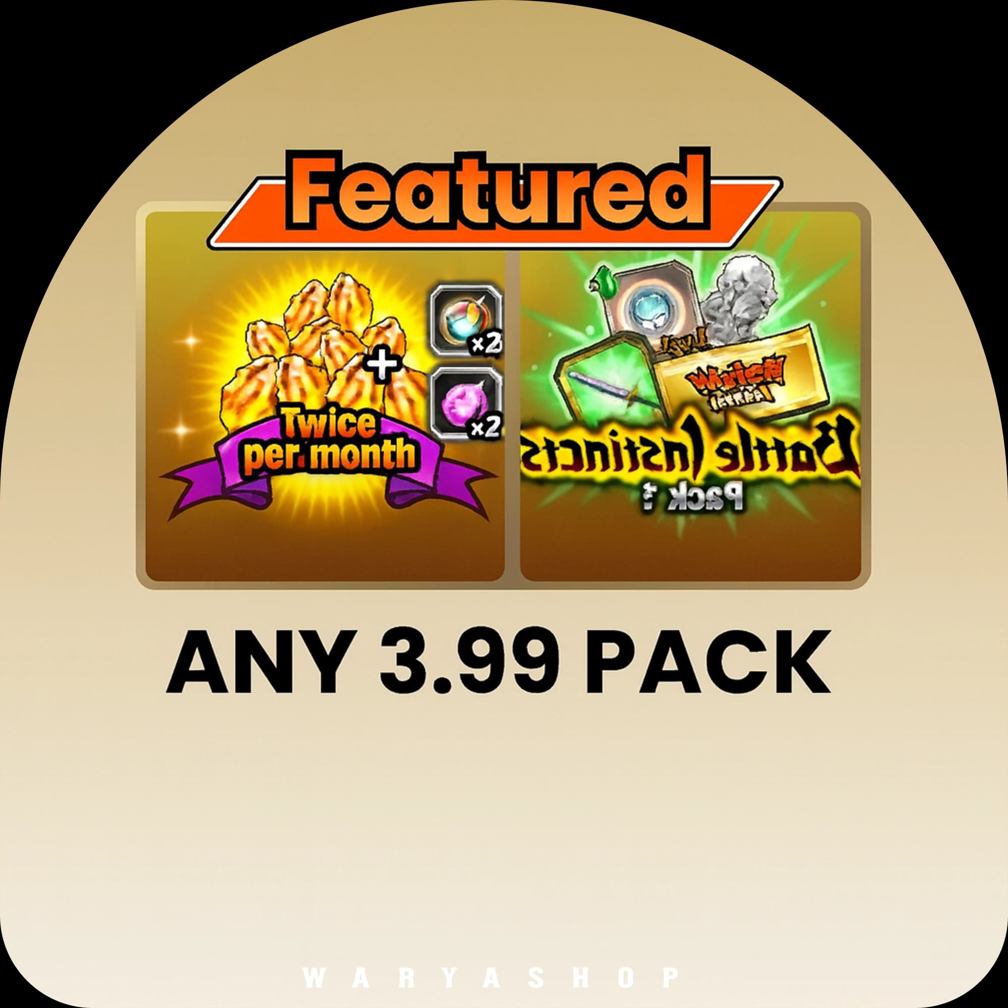 آیتم دلخواه 3.99 دلاری بازی (Dragon Ball Z Dokkan Battle ) به انتخاب شما
