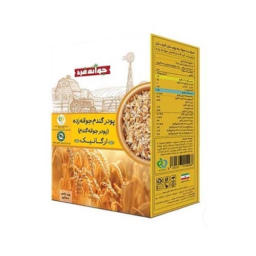 پودر جوانه گندم ارگانیک 500گ جوانه فرد