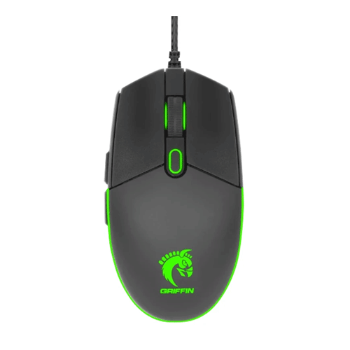 ماوس با سیم گیمینگ گرین GAMING MOUSE GREEN GM-603 RGB