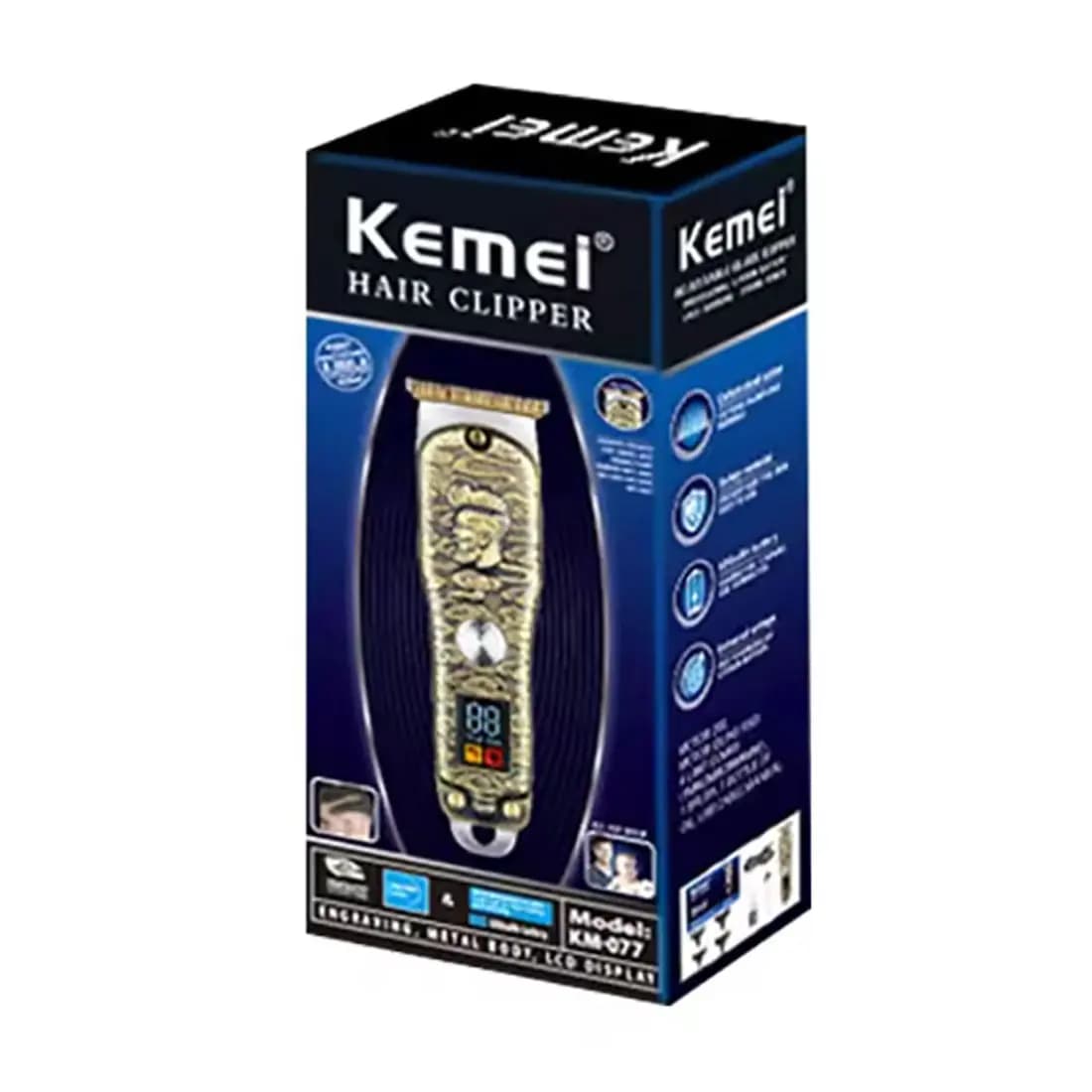 ماشین اصلاح صفر زن و خط زن کیمی مدل Kemei KM-077 — تصویر ۷