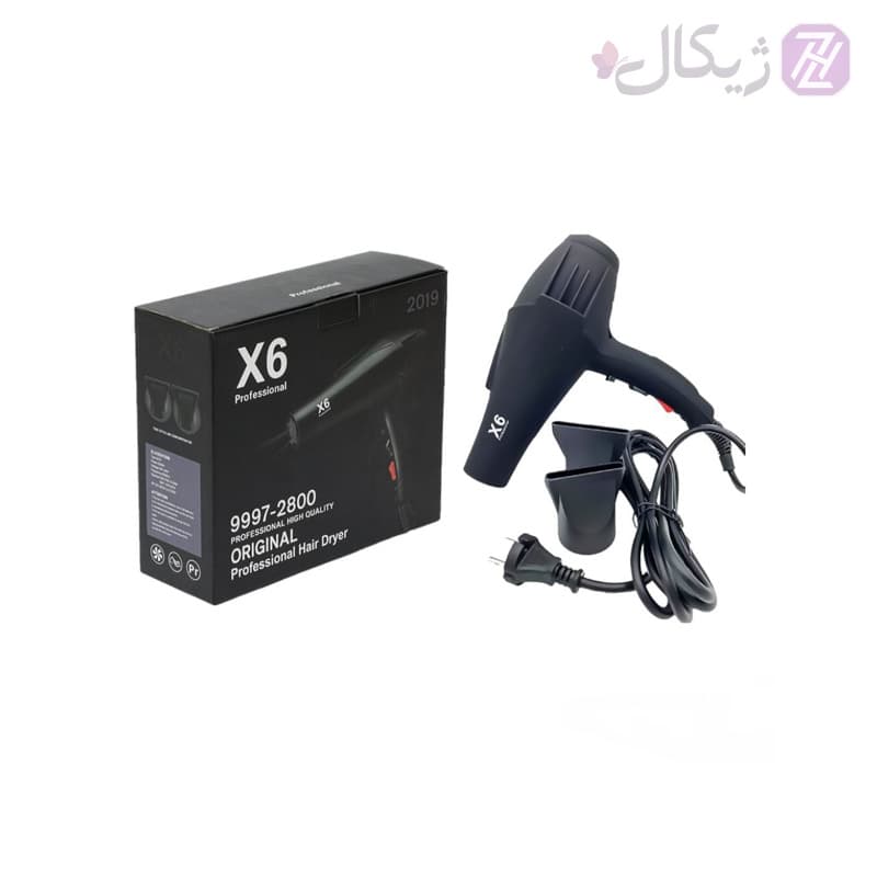 سشوار موتور سنگین X6 اصل حرفه ای مدل9997