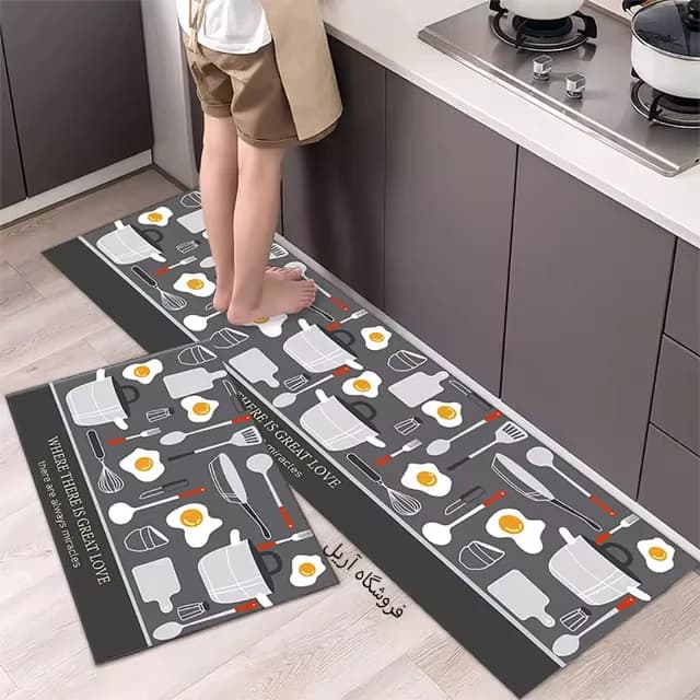 فرشینه آشپزخانه طوسی