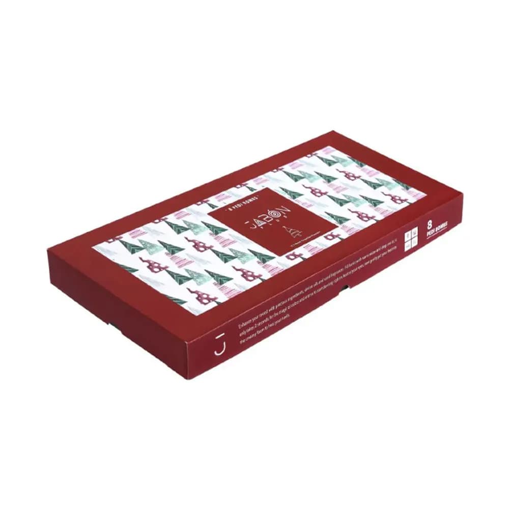 کوکتل پدیکور طرح کریسمس جابون JABON