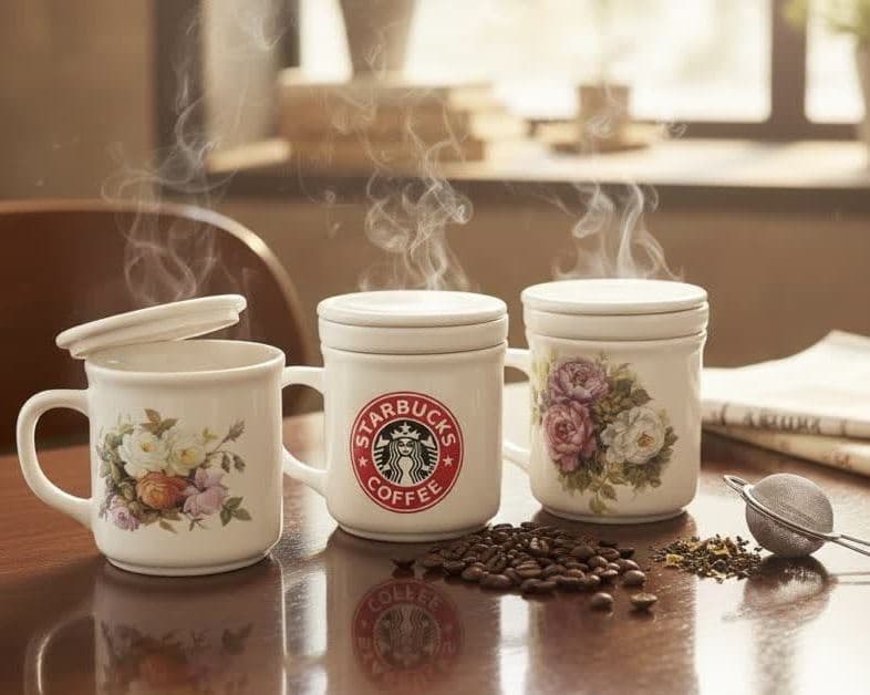 لیوان دمنوش خوری سرامیکی