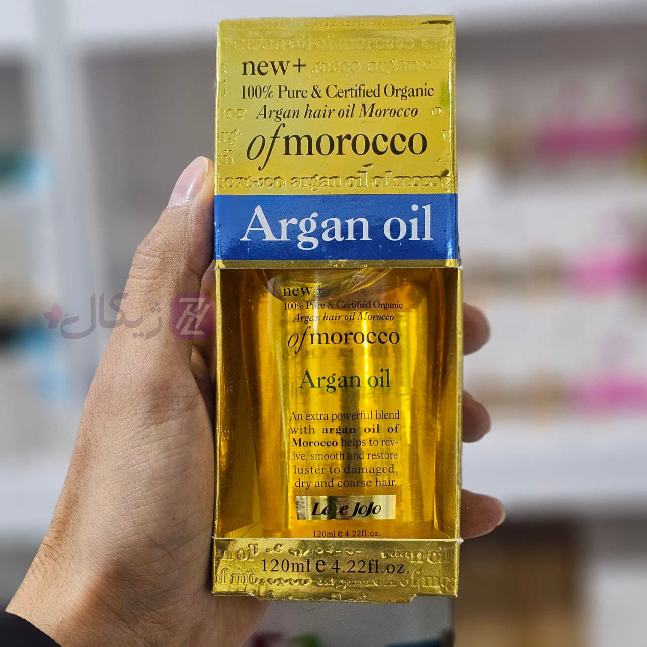 روغن آرگان مراکشی برند لاو جوجو مدل Argan oil حجم 100 میلی لیتر — تصویر ۲