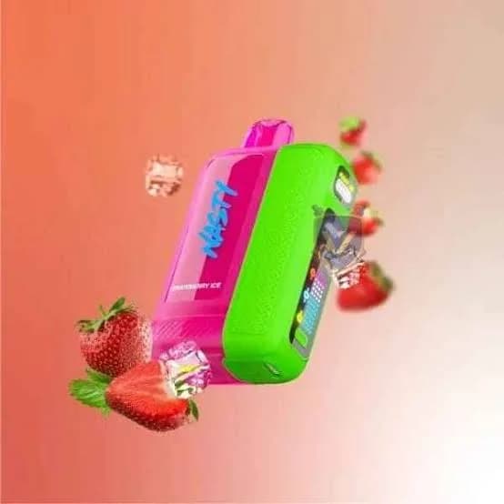 پاد یکبار مصرف نستی 50000 پاف توت فرنگی یخ | NASTY 50000 Strawberry Ice Disposable Vape — تصویر ۳