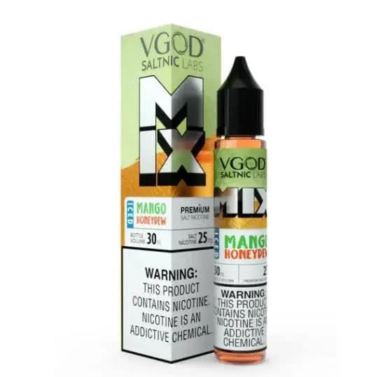 سالت ویگاد انبه طالبی یخ 30 میل | VGOD Mix Iced Mango Honeydew Salt 30ml