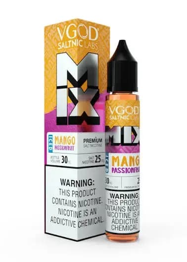 سالت ویگاد انبه پشن فروت یخ 30 میل | VGOD Mix Iced Mango Passionfruit Salt 30ml