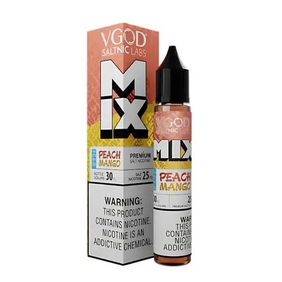 سالت ویگاد انبه هلو یخ 30 میل | VGOD Mix Iced Peach Mango Salt 30ml