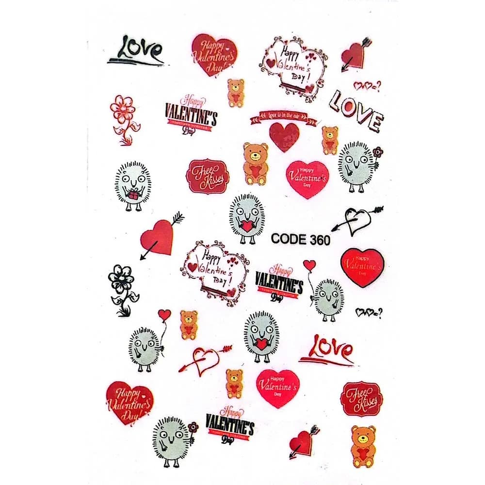لنز ناخن Love