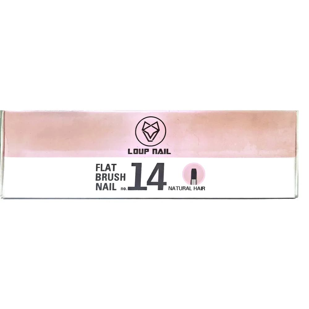 قلم کاشت پودر سرتخت لوپ نیل Loup Nail شماره 14 — تصویر ۳