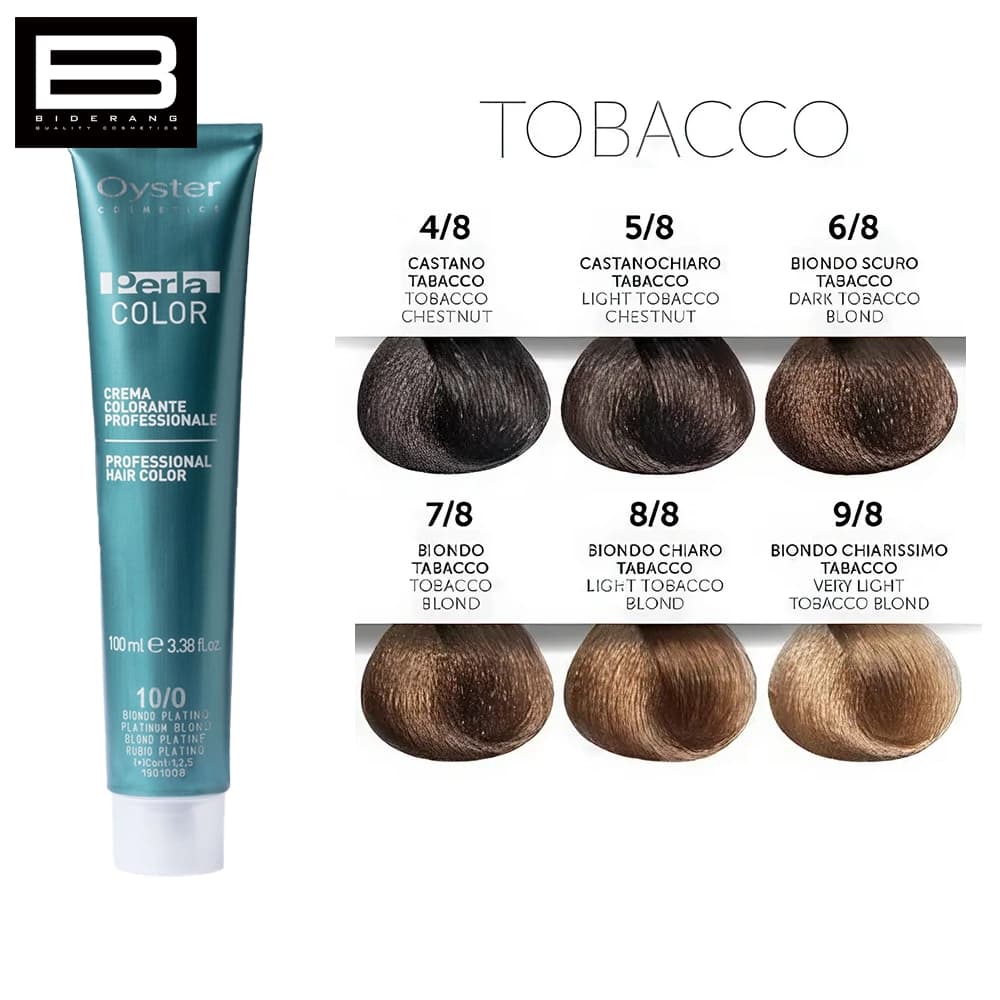 رنگ مو تنباکویی اویستر سری TOBACCO حجم 100ml — تصویر ۲