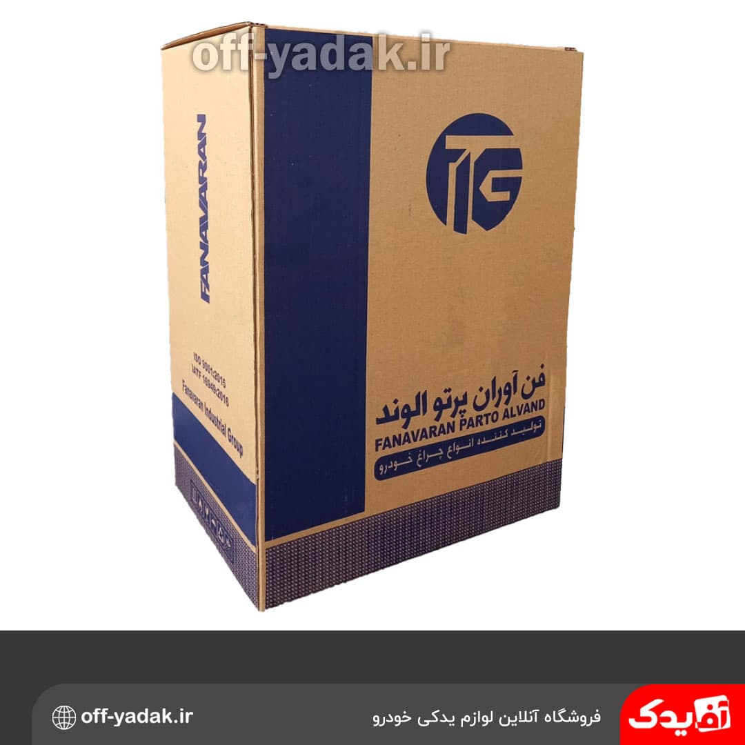 چراغ جلو چپ پراید 131 پلی کربنات فن آوران بدون موتور — تصویر ۵