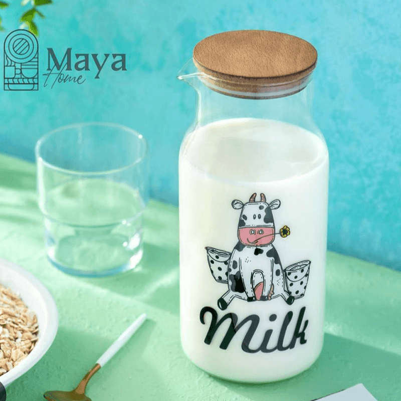بطری شیر مایا طرح گاو