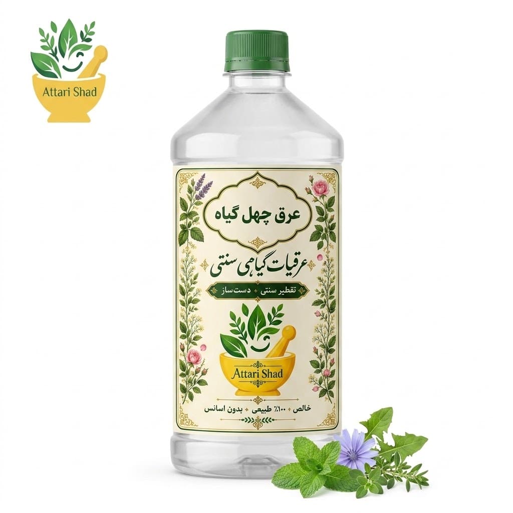 عرق چهل گیاه دست ساز