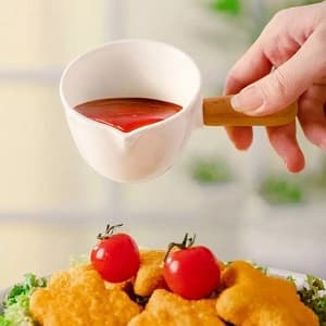 سس خوری هانا سرامیک دسته چوبی