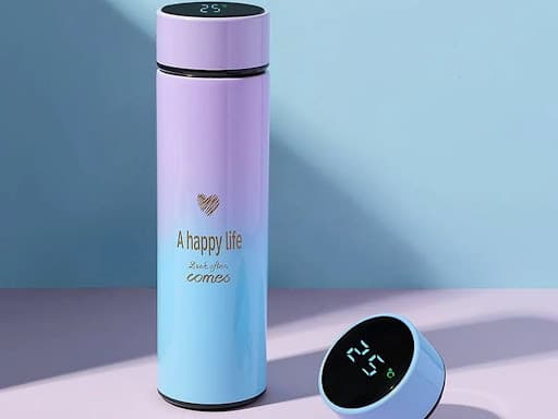 فلاسک هوشمند دماسنج 0.5 لیتری smart cup