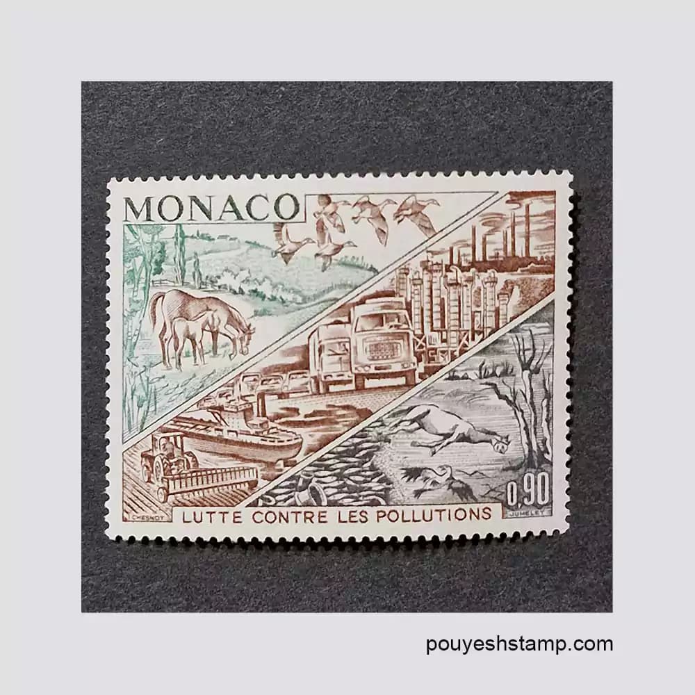 تمبر موناکو_محیط زیست 1972