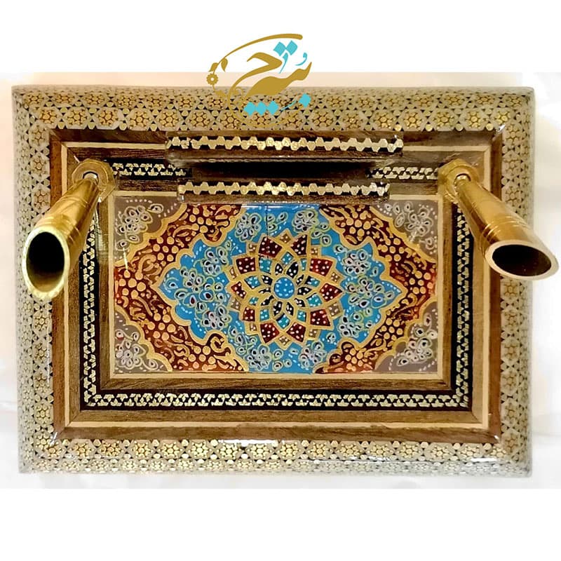 جاقلمی خاتم کاری 11در15 مدل تذهیب