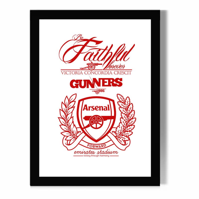تابلو مدل دیواری طرح آرسنال Arsenal کد FD539