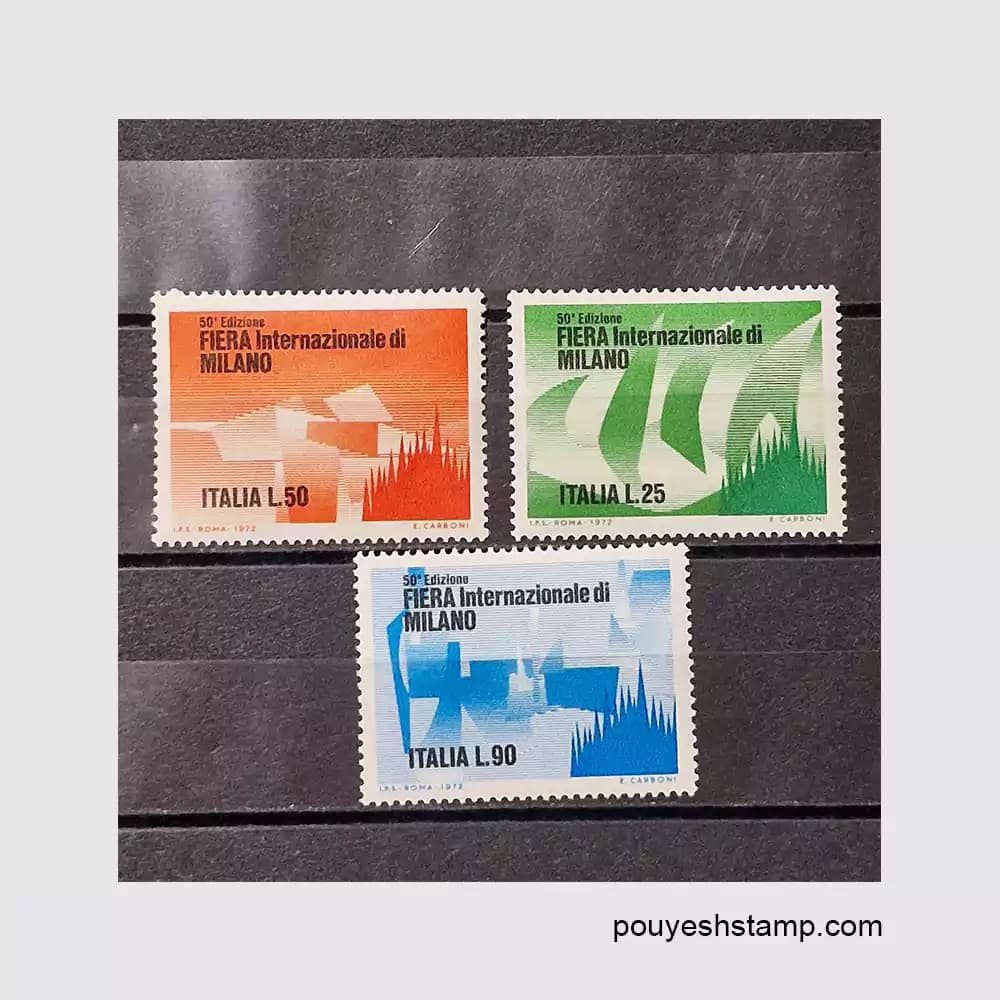 تمبر ایتالیا_ نمایشگاه میلان 1972 — تصویر ۲