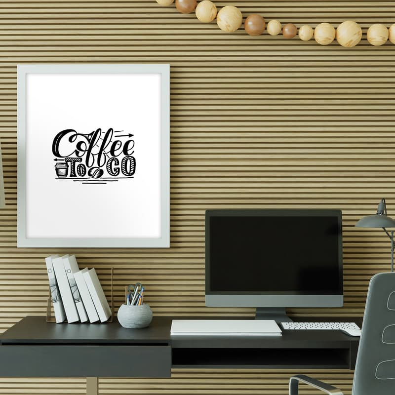 تابلو مدل نوشته انگلیسی طرح COFFEE کد 717