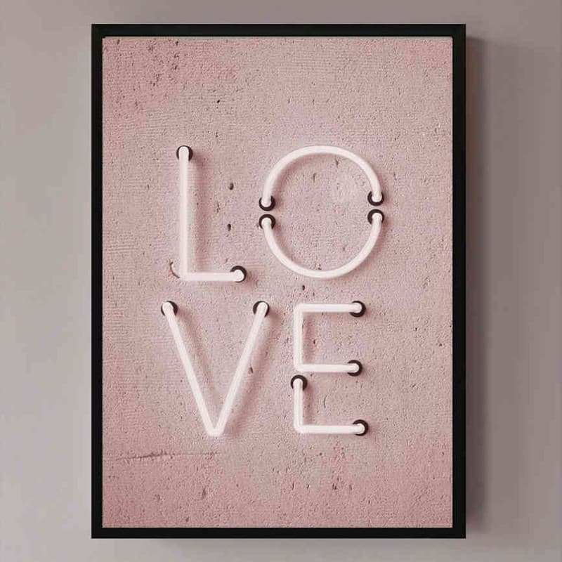 تابلو مدل Love neon کد 248901173 — تصویر ۴