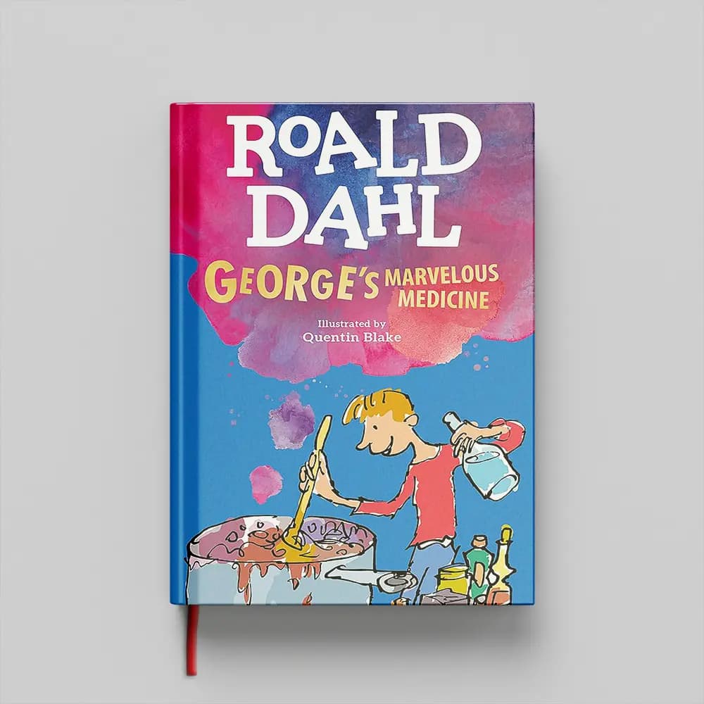 کتاب Georges Marvellous Medicine Roald Dahl جلد سخت (HARDCOVER)