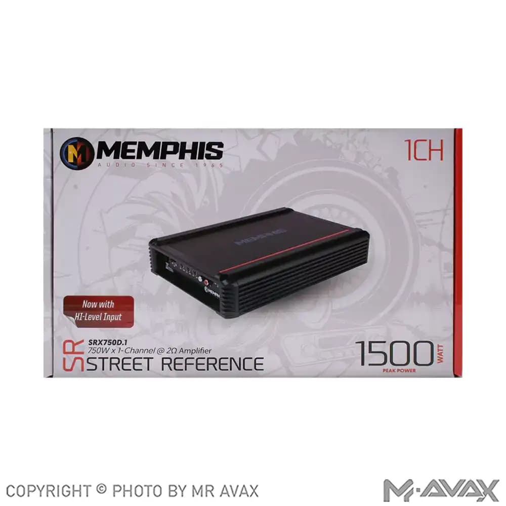 آمپلی فایر 1 کانال ممفیس مدل SRX 750D.1 — تصویر ۶