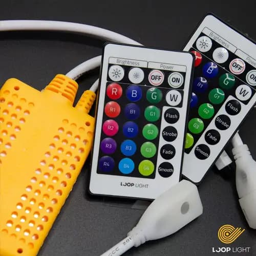ریموت کنترل ریسه RGB لوپ لایت 220 ولت IR — تصویر ۳
