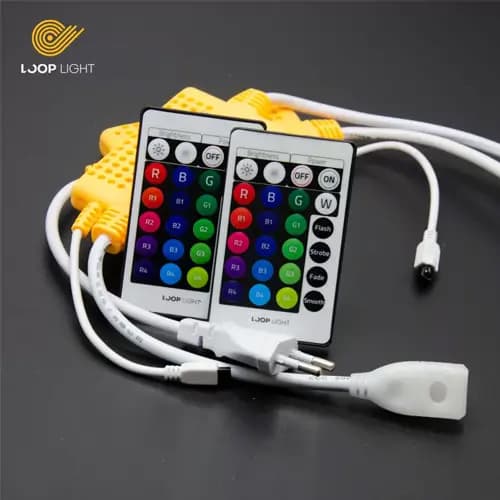 ریموت کنترل ریسه RGB لوپ لایت 220 ولت IR