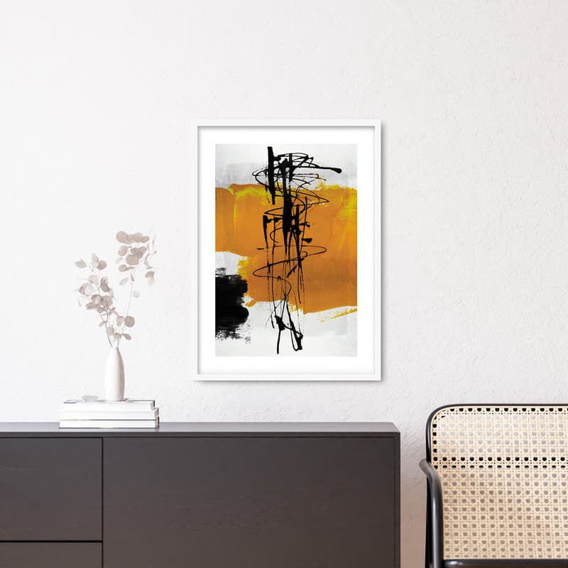 تابلو فورنیمو مدل دکوراتیو Abstract کد 0510W — تصویر ۳