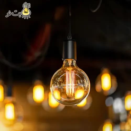 لامپ ادیسونی 40 وات مدل G125 خطی — تصویر ۲