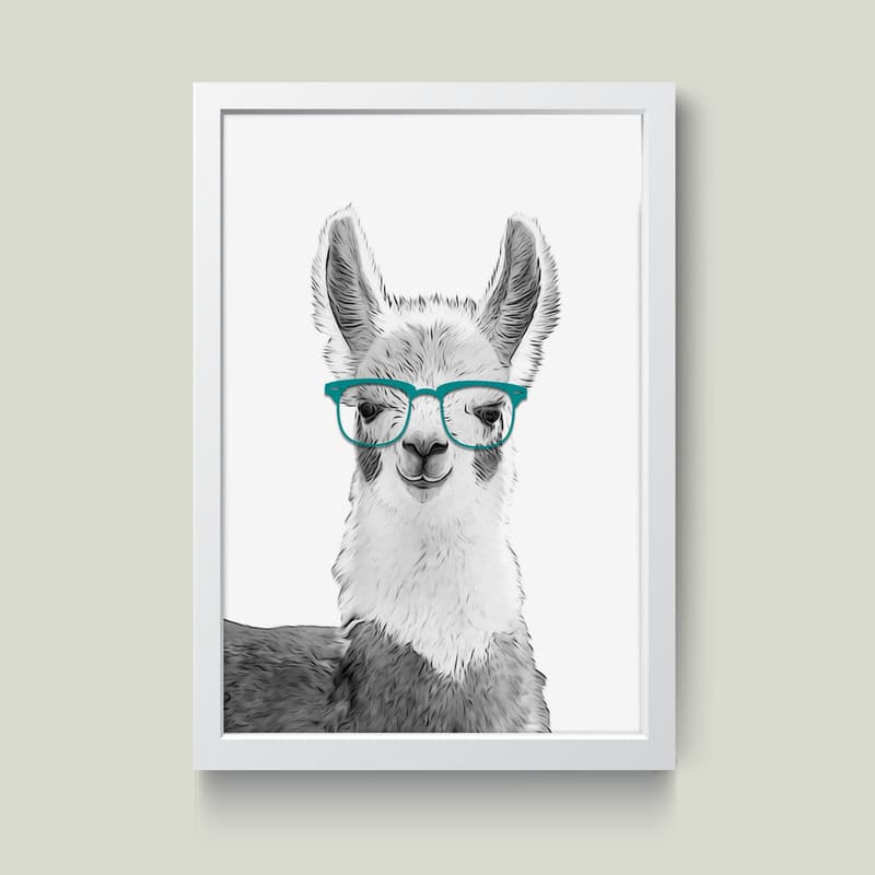 تابلو مدل لاما Llama کدm2586-w — تصویر ۲