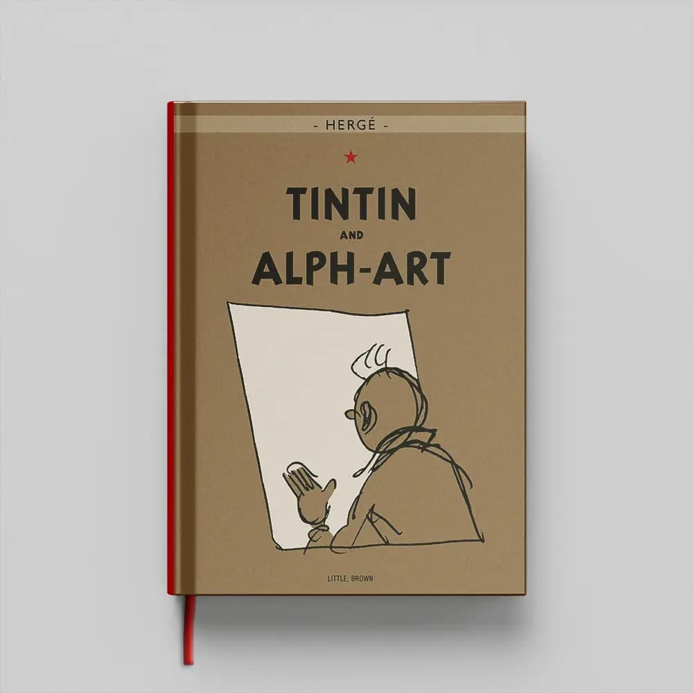 کتاب Tintin And Alph art جلد سخت (HARDCOVER)