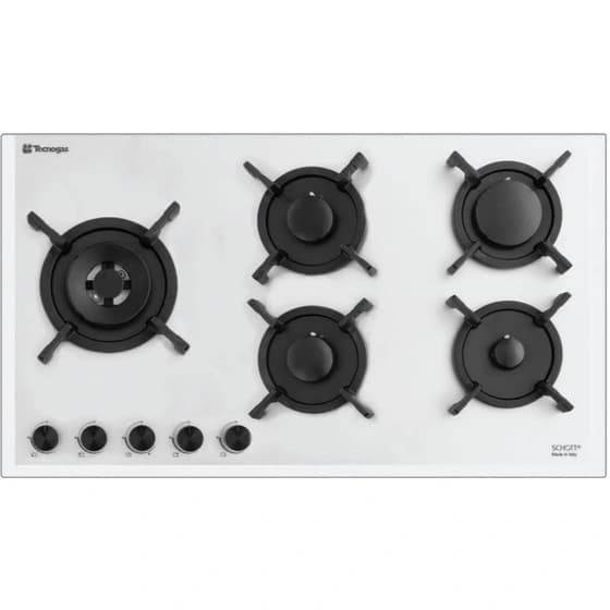 اجاق گاز صفحه ای تکنوگاز مدل TTG-15978 ظرفیت ۵ شعله