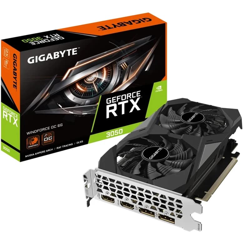 کارت گرافیک گیگابایت GeForce RTX™ 3050 WINDFORCE OC 6G — تصویر ۱۰
