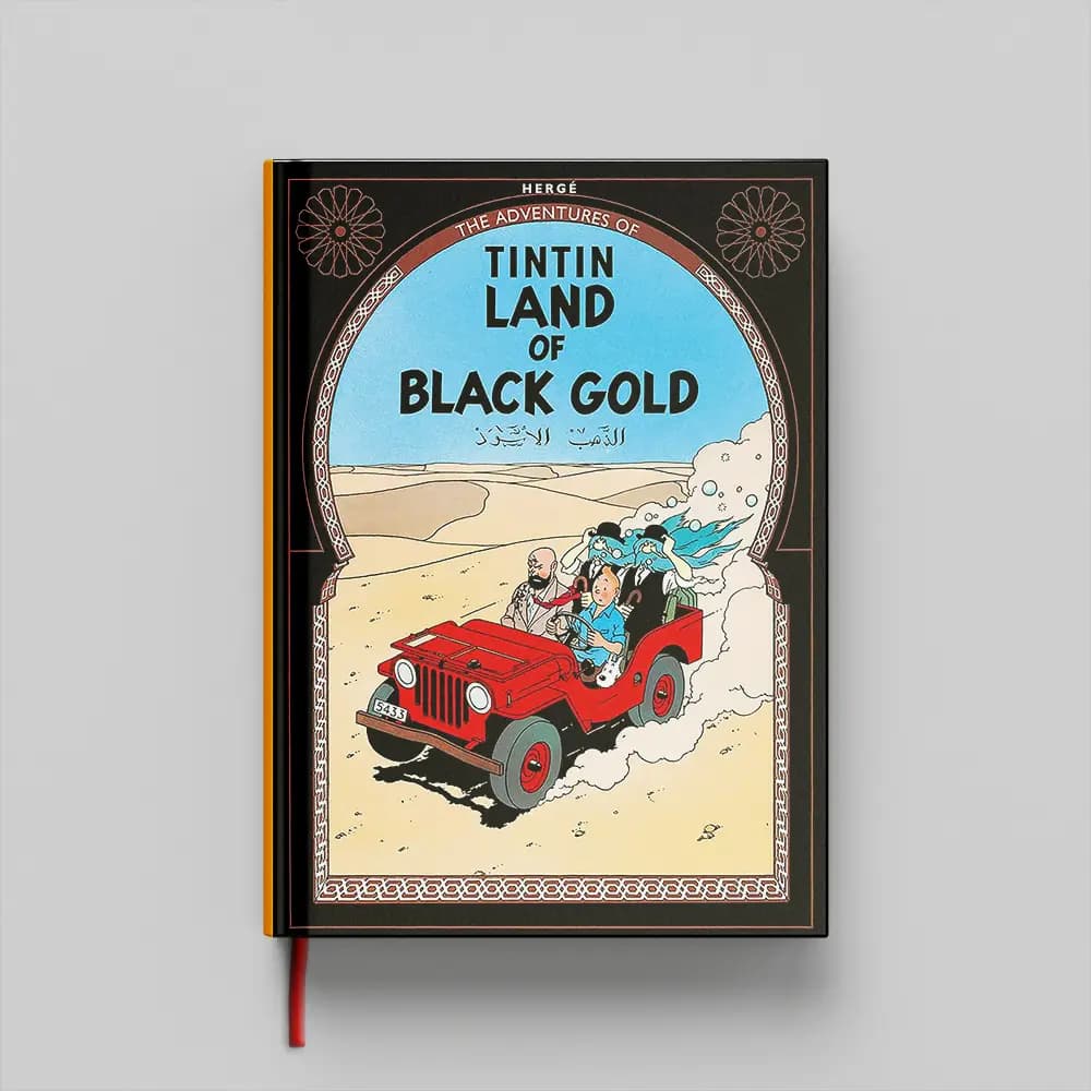 کتاب Tintin Land of Black Gold جلد سخت (HARDCOVER) — تصویر ۲