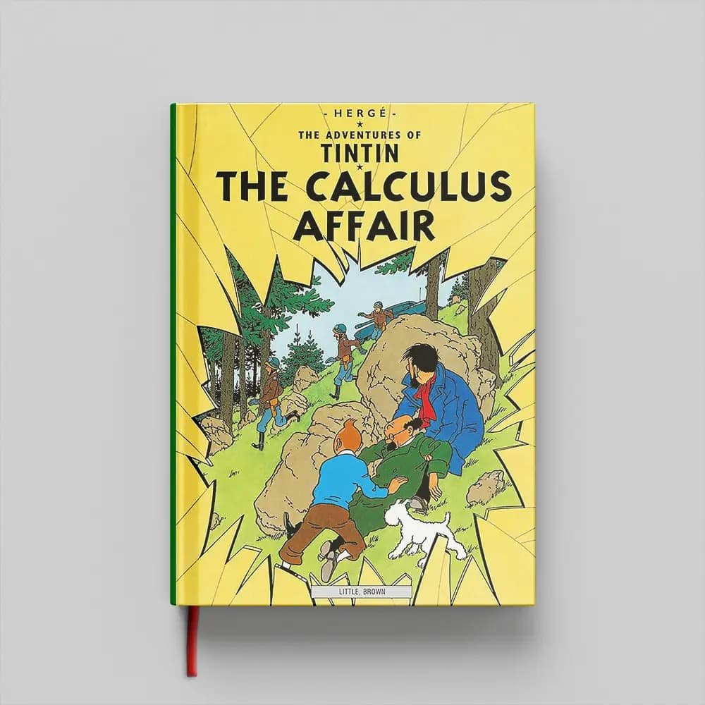 کتاب Tintin the Calculus Affair جلد سخت (HARDCOVER)