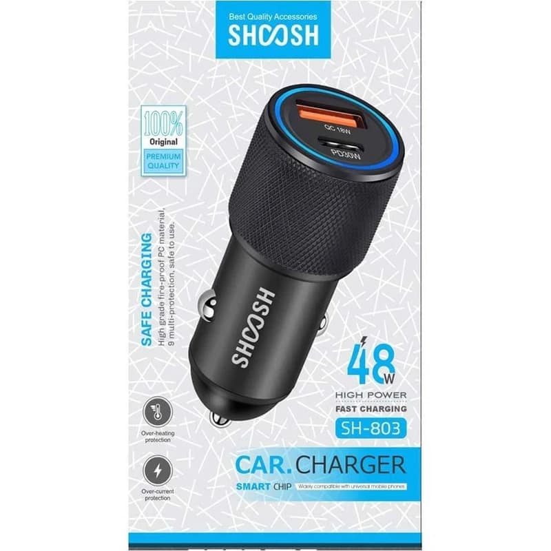 شارژر فندکی 55 وات پی دی مدل FAST CHARGER 55W — تصویر ۲