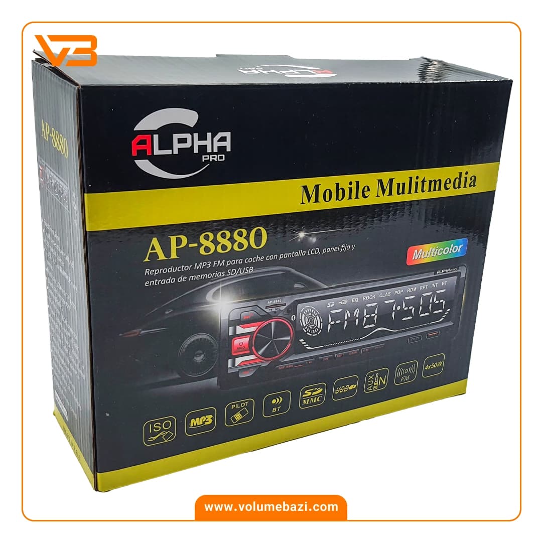 پخش کننده خودرو آلفا پرو مدل AP-8890 — تصویر ۵