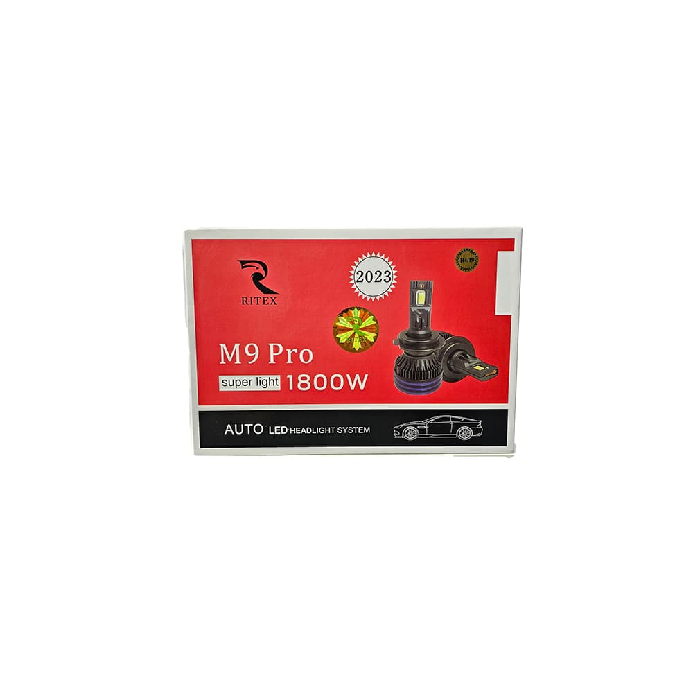 لامپ هدلایت RITEX مدل M9 PRO پایه H4بسته 2 عددی