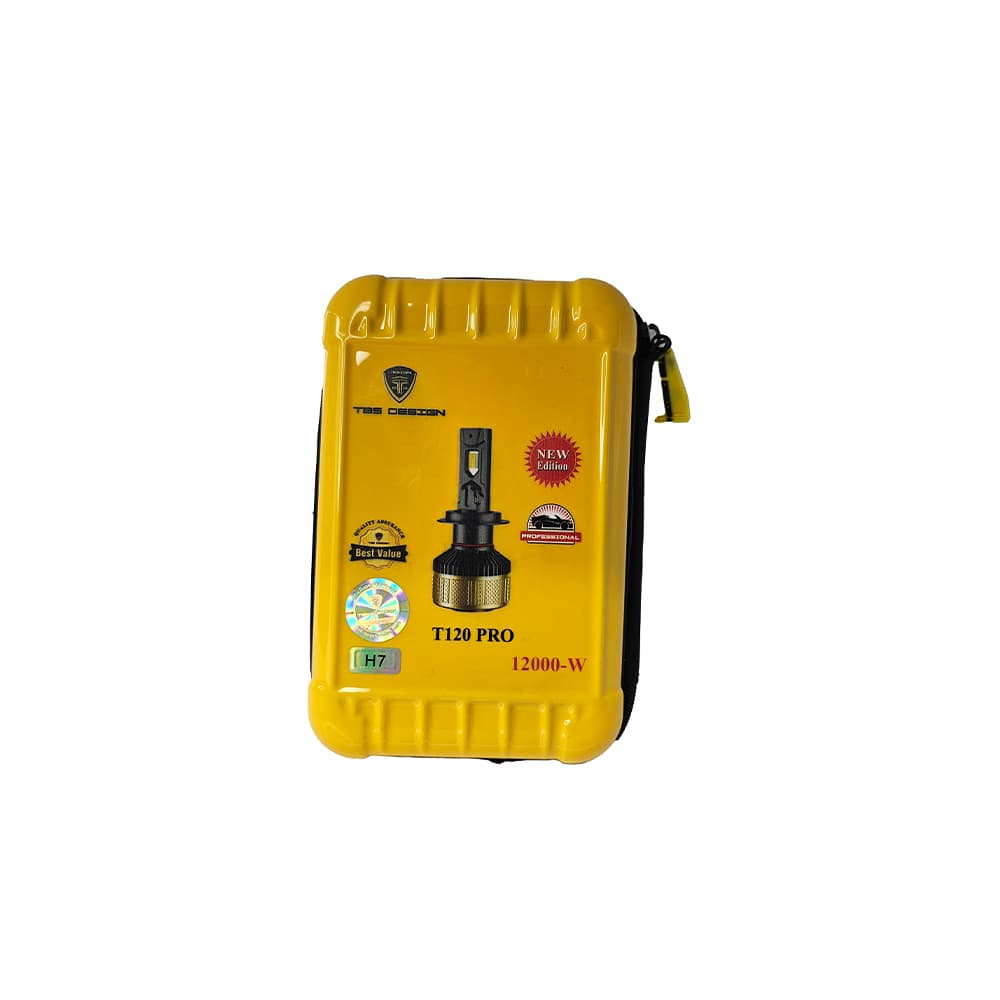 لامپ هدلایت TBS DESIGN مدل T120 PRO پایه H7بسته 2 عددی