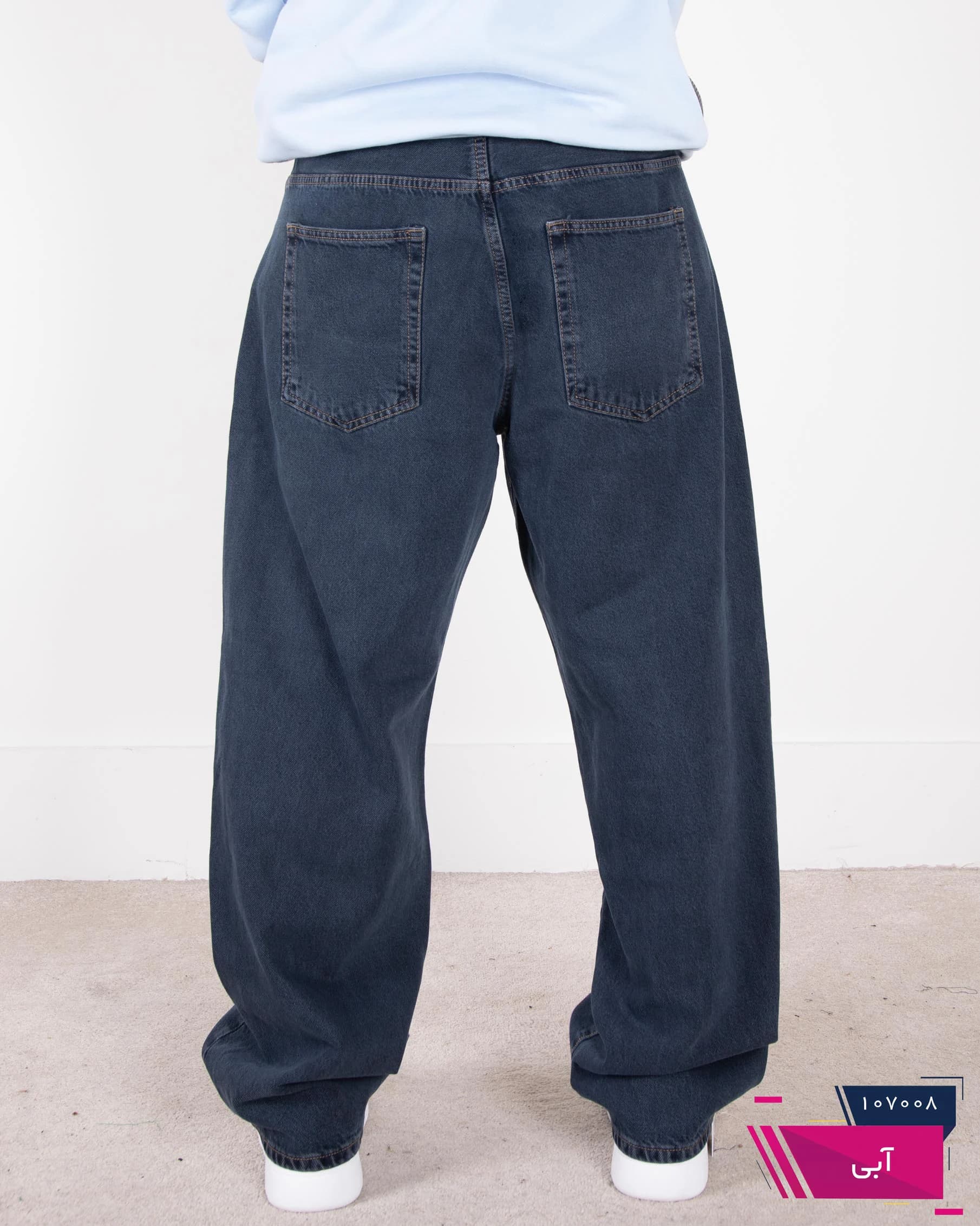 شلوار جین مردونه فول بگ بند جینPULL&BEAR/6088 — تصویر ۷