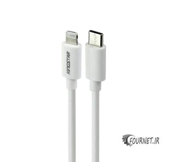 کابل شارژ کینگ استار فست تایپ سی به لایتنینگ K251i — تصویر ۳