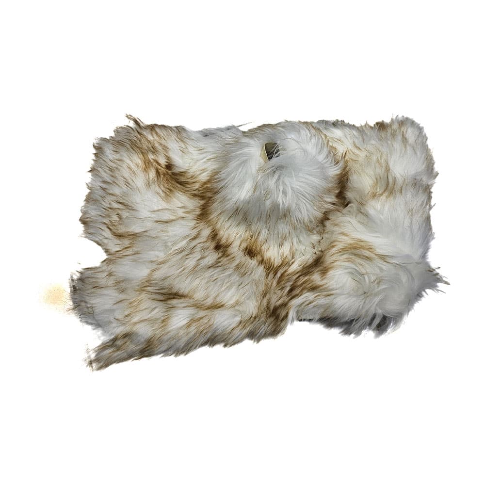 خز گردگیر دور دنده مدل KV-02 رنگ کرم سفید